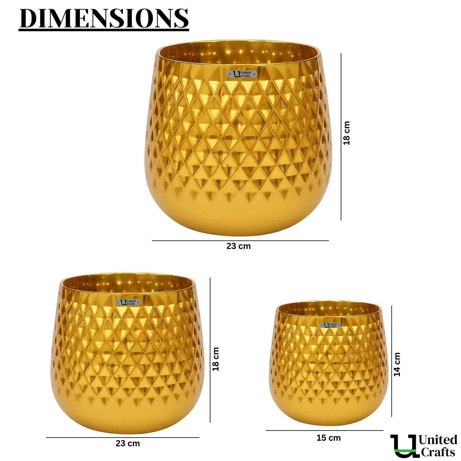 Diamond Planter – Unique Diamond Design Pot for Indoor & Outdoor Plants