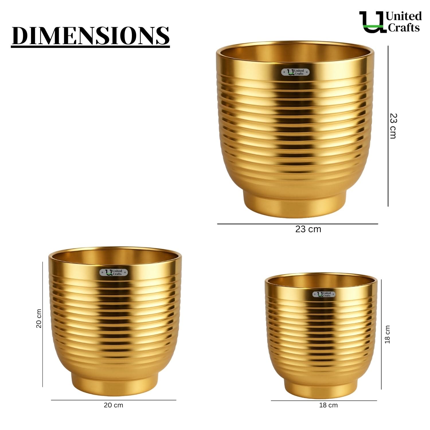 Rings Planter – Unique Rings Design Pot for Indoor & Outdoor Plants