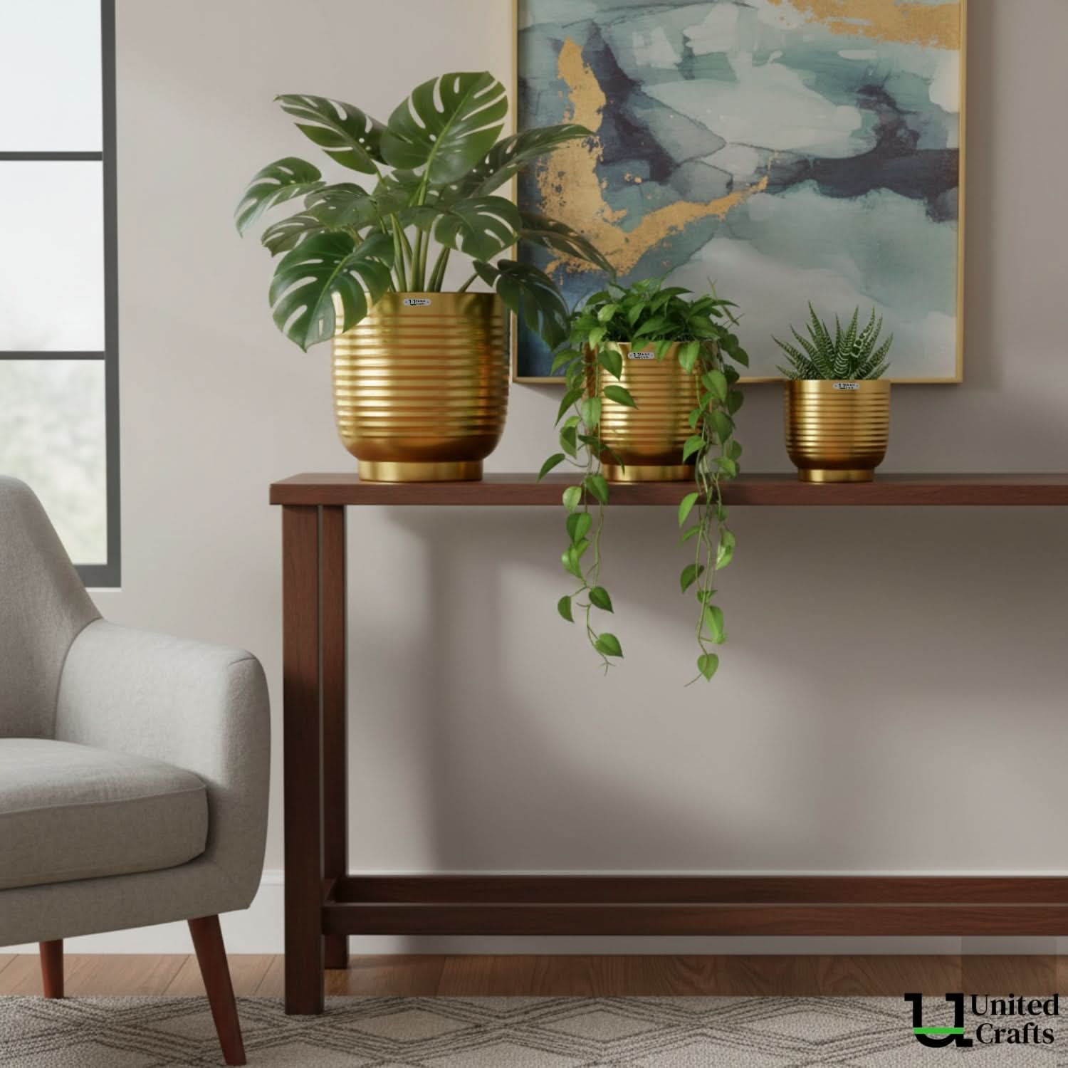 Rings Planter – Unique Rings Design Pot for Indoor & Outdoor Plants