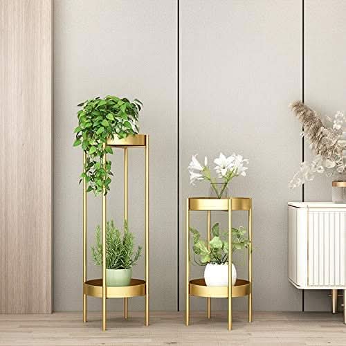 Multi-Tier Luxury Planter Stand for Home Décor (Set of 2)