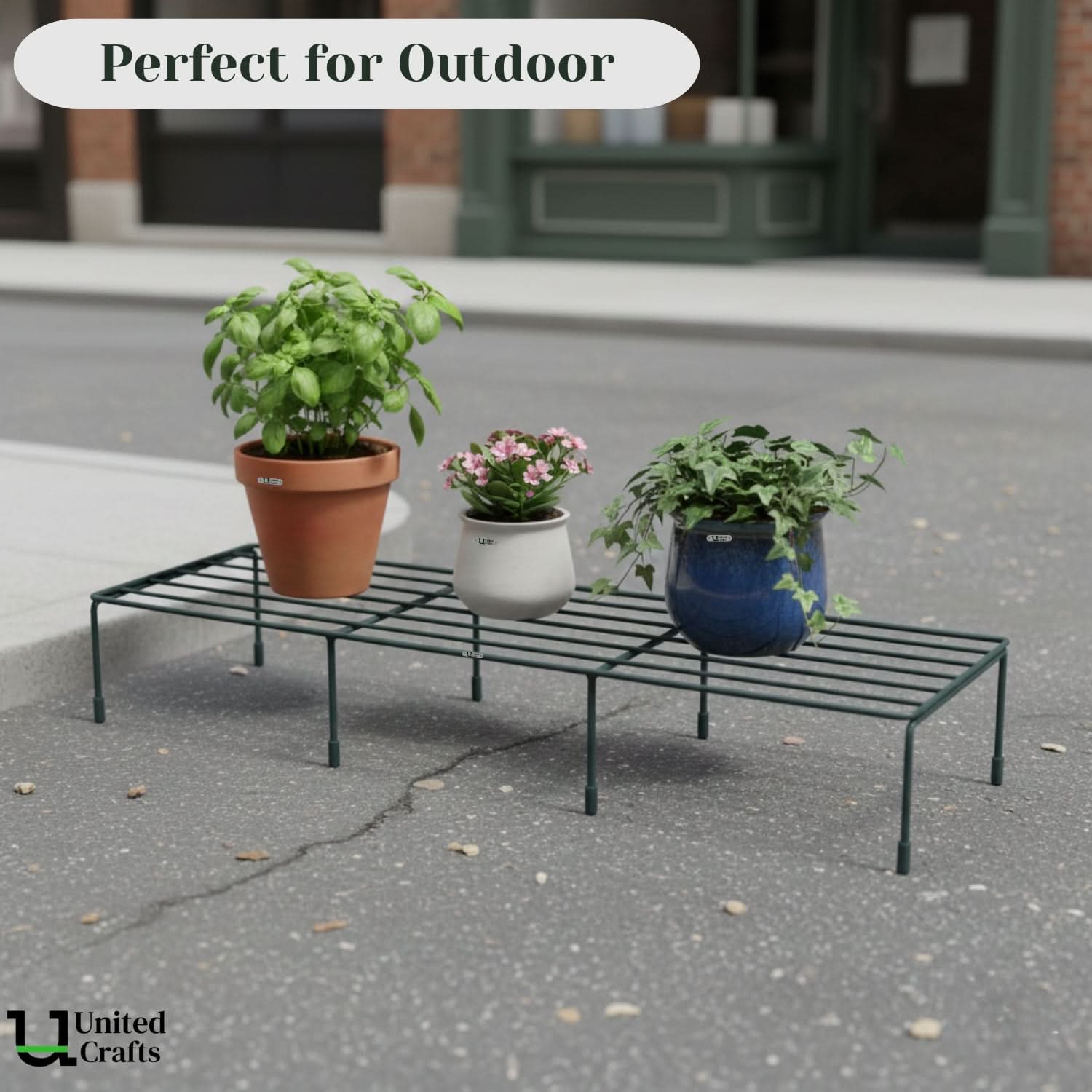 United Crafts Elite Metal Plant Stand Perfect for Indoor & Outdoor