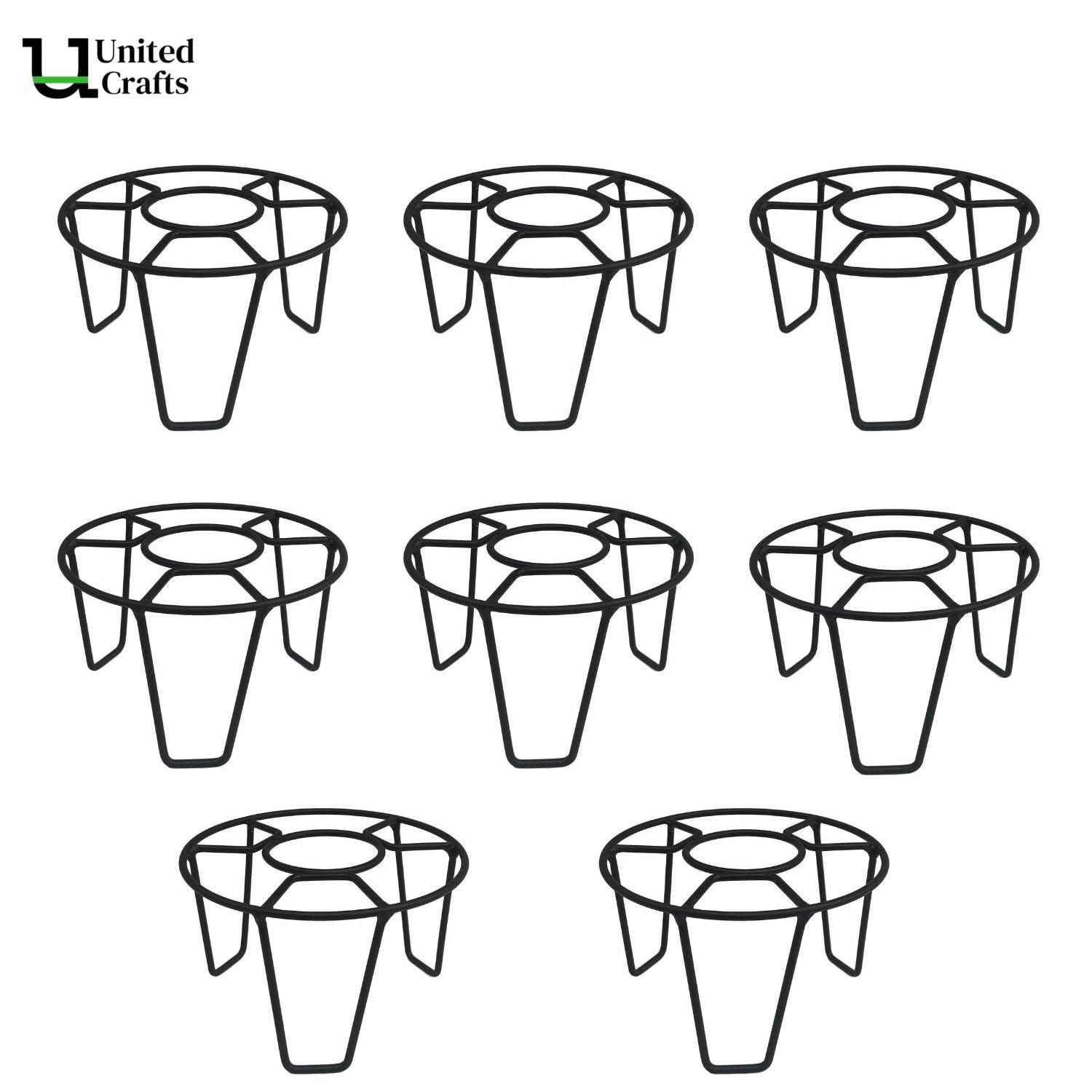UnitedCrafts Basic Pot Stand/High-Quality Stands (Black)