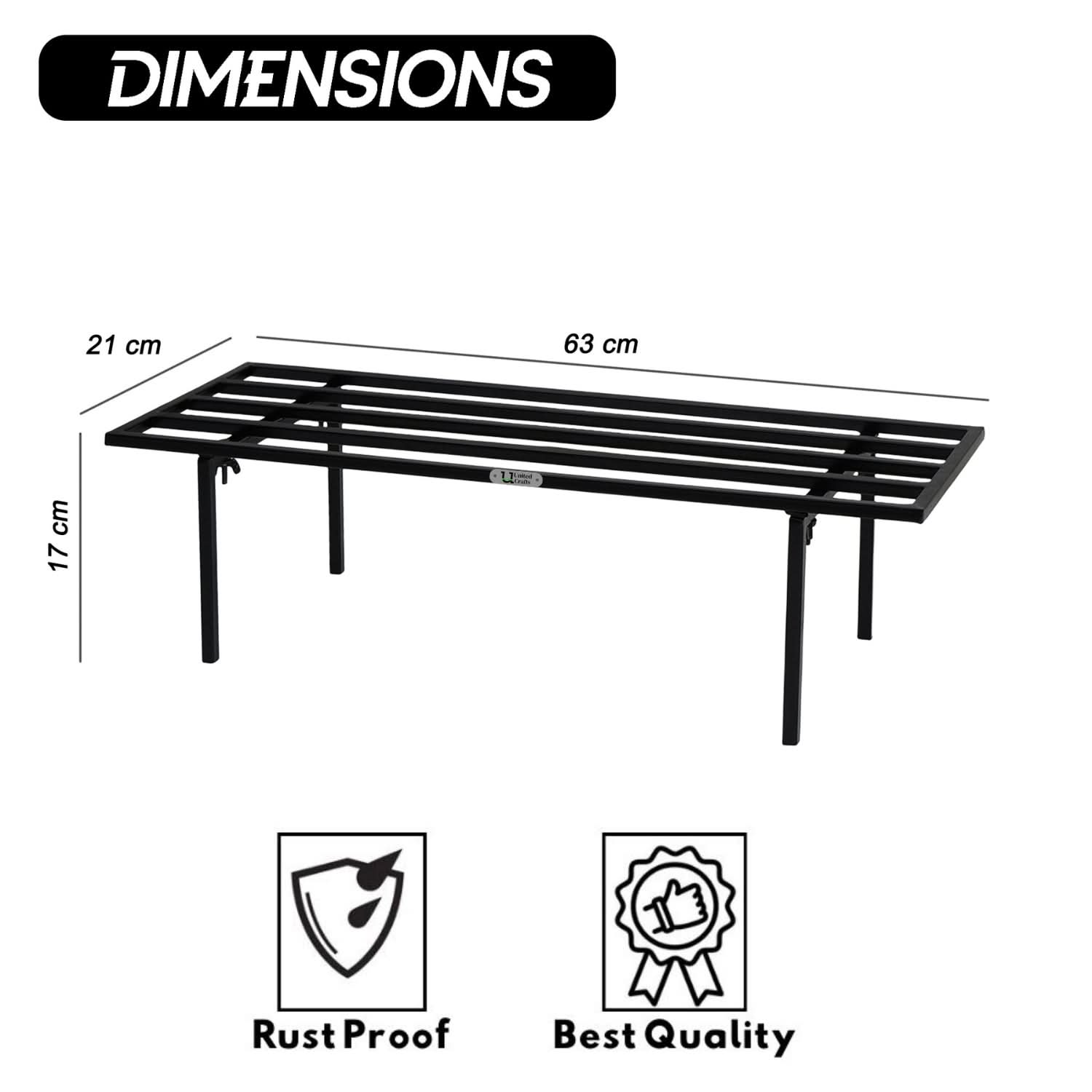 United Crafts Alpha Pot Stands for Home and Garden