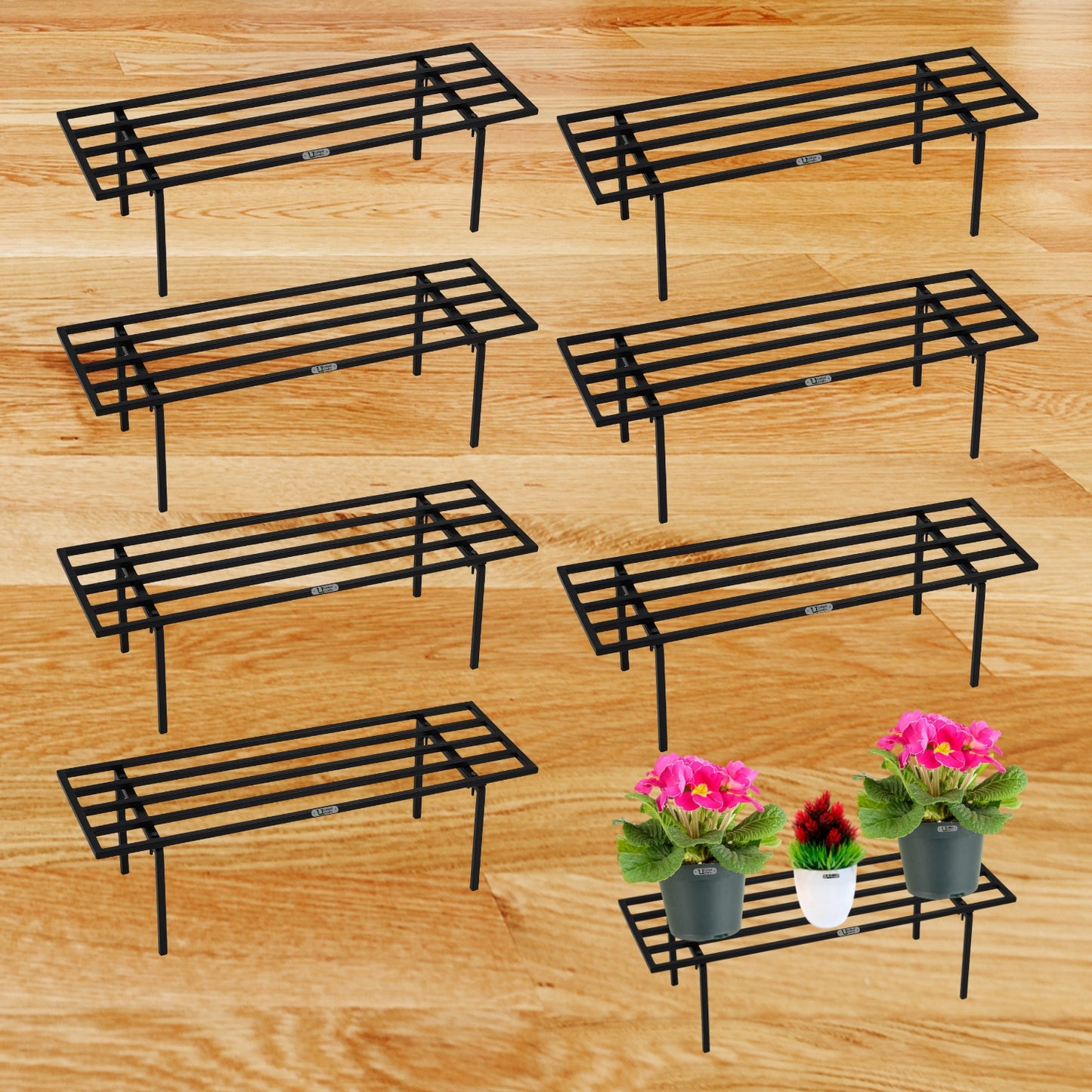 United Crafts Alpha Pot Stands for Home and Garden