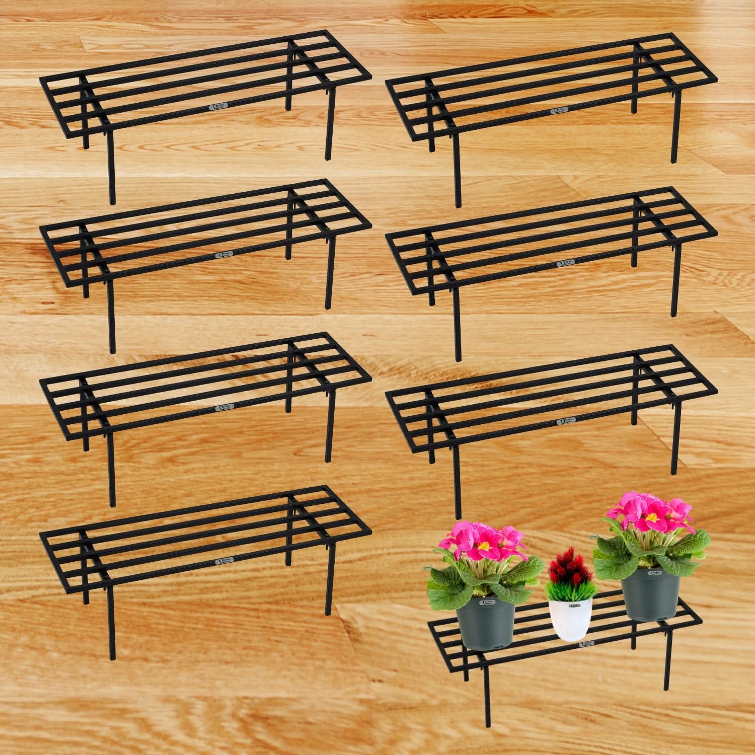 United Crafts Alpha Pot Stands for Home and Garden