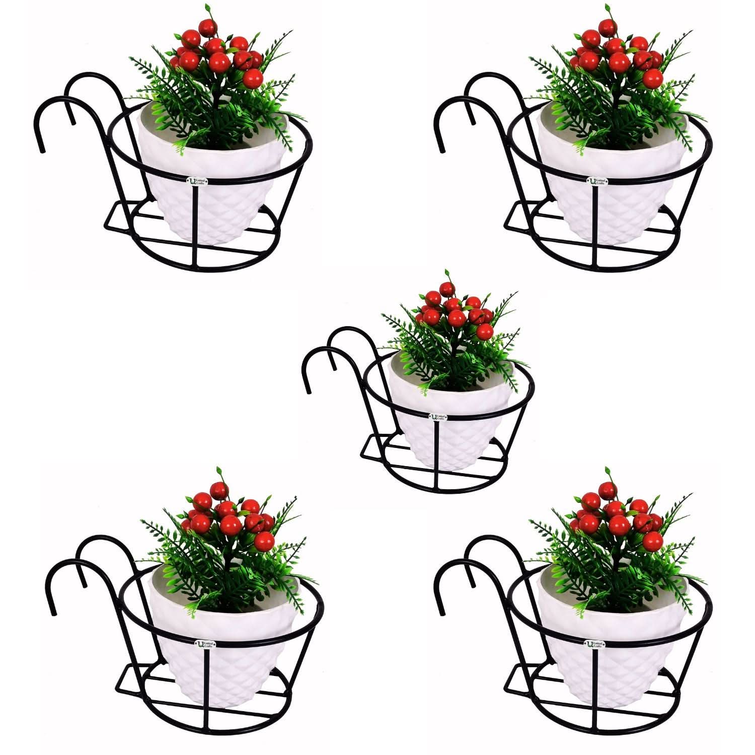 United Crafts Round Railing Stands for Balcony and Home Decor