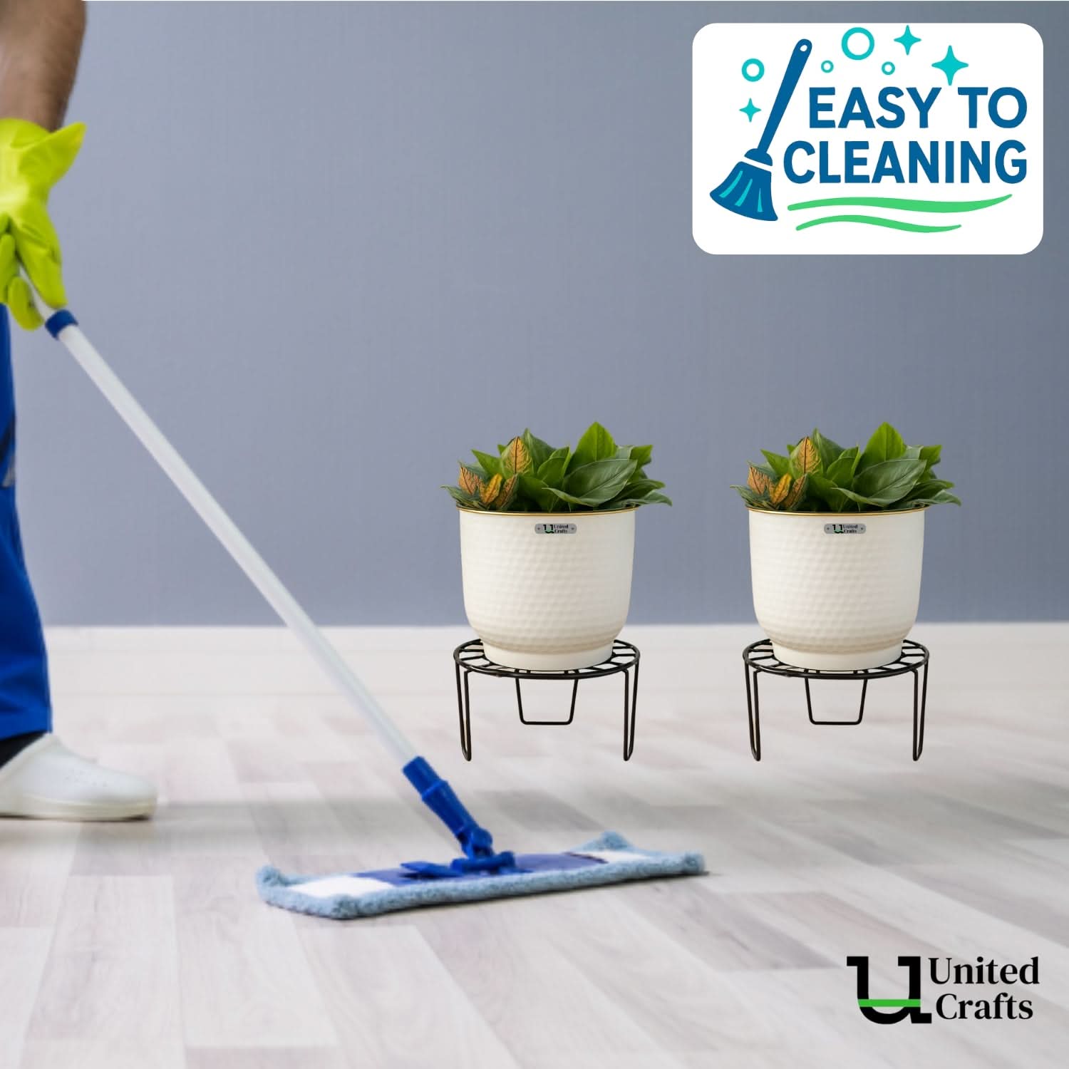 United Crafts Web Pots Stand- Unique Web Design