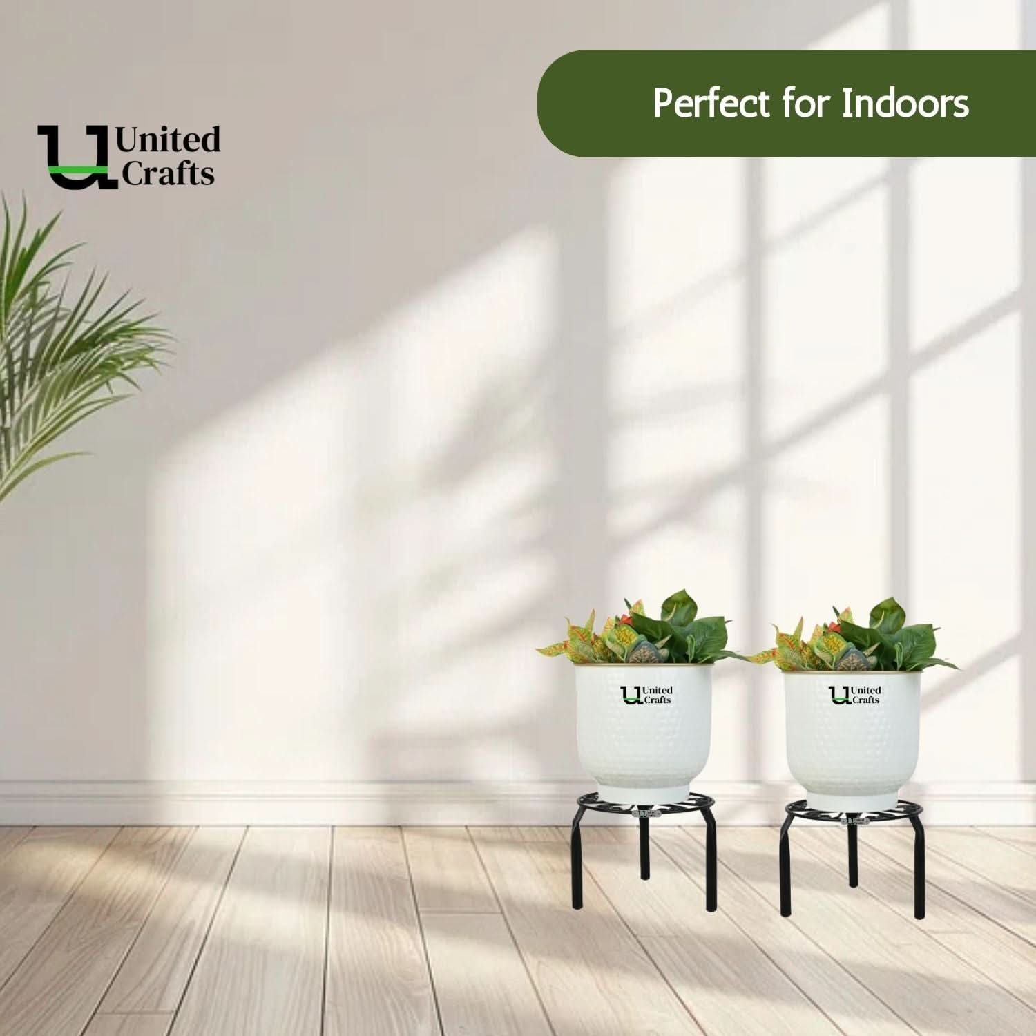 UnitedCrafts Trivia Metal Pot Stand High Quality & Unique Design