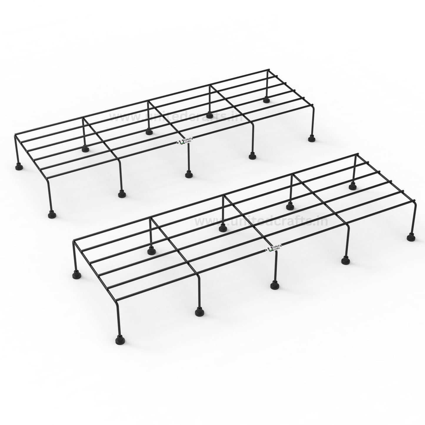 UnitedCrafts Ovon Metal Plant Stand, Flower Pot Holder ( Black 24*inch)