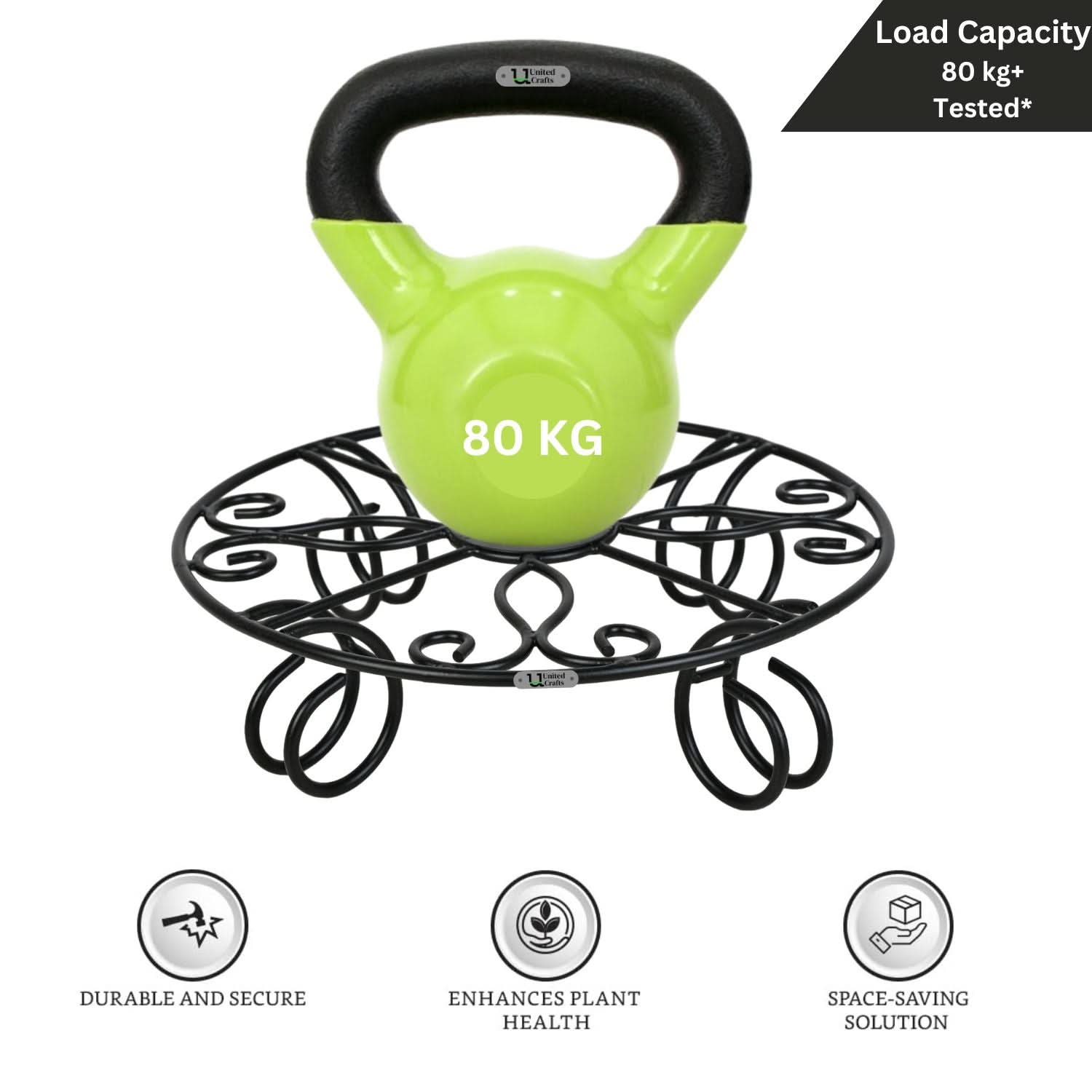 United Crafts Lilly Stands for Planters/Elegant Home & Garden Décor