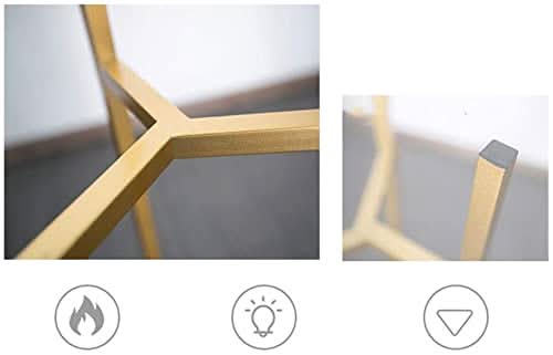 United Crafts Premium Metal Pots Stands for Home Décor (Set of 3) Gold