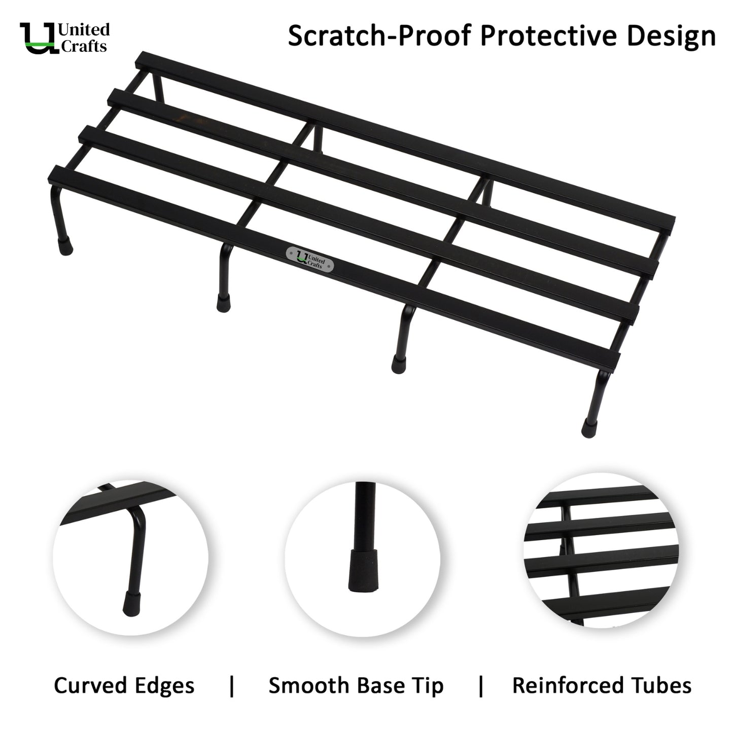 United Crafts Rugged Metal Planter Stand for Home & Garden