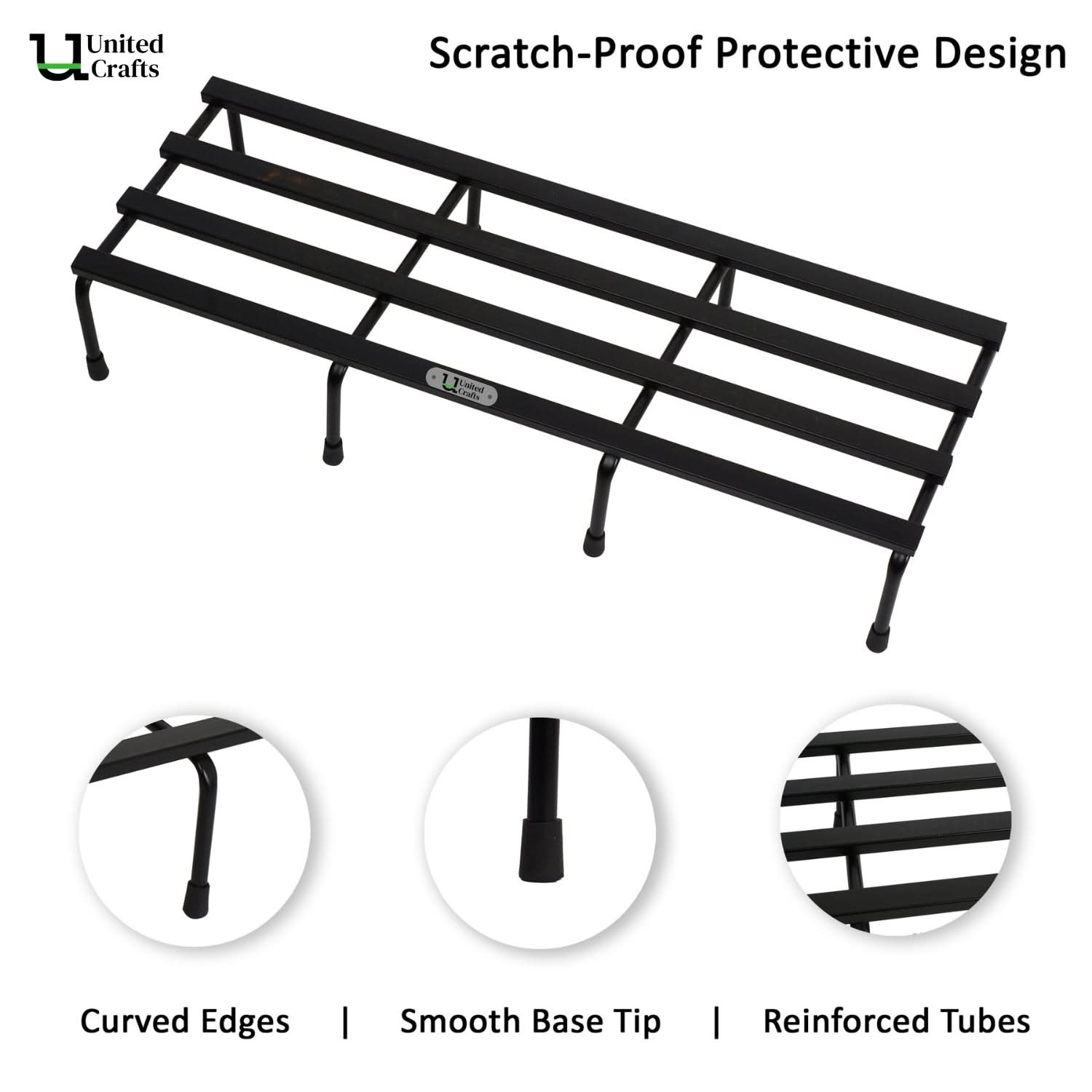 United Crafts Rugged Metal Planter Stand for Home & Garden