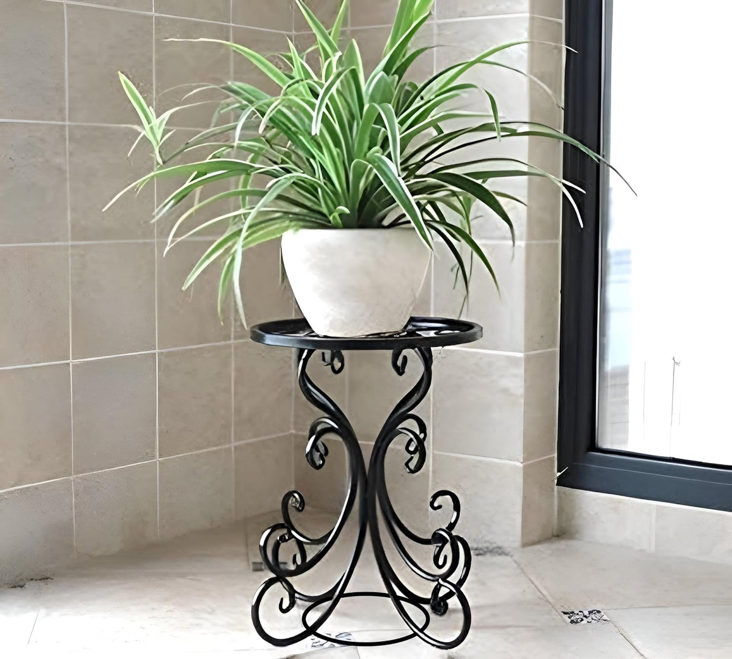 Opaque39 Planters Pot Stand (Black)