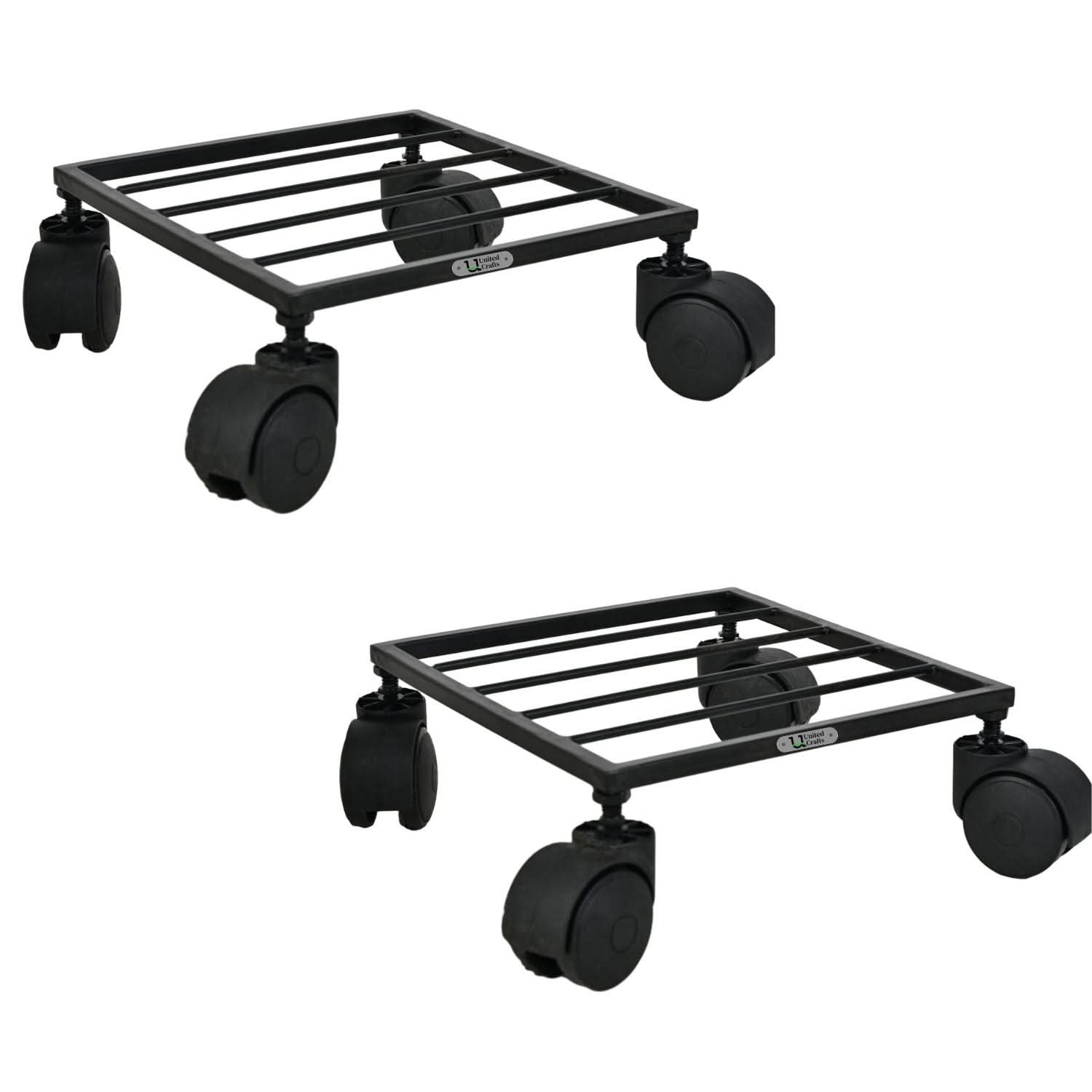 United Crafts Rozy Wheel Pot Stands for Planters