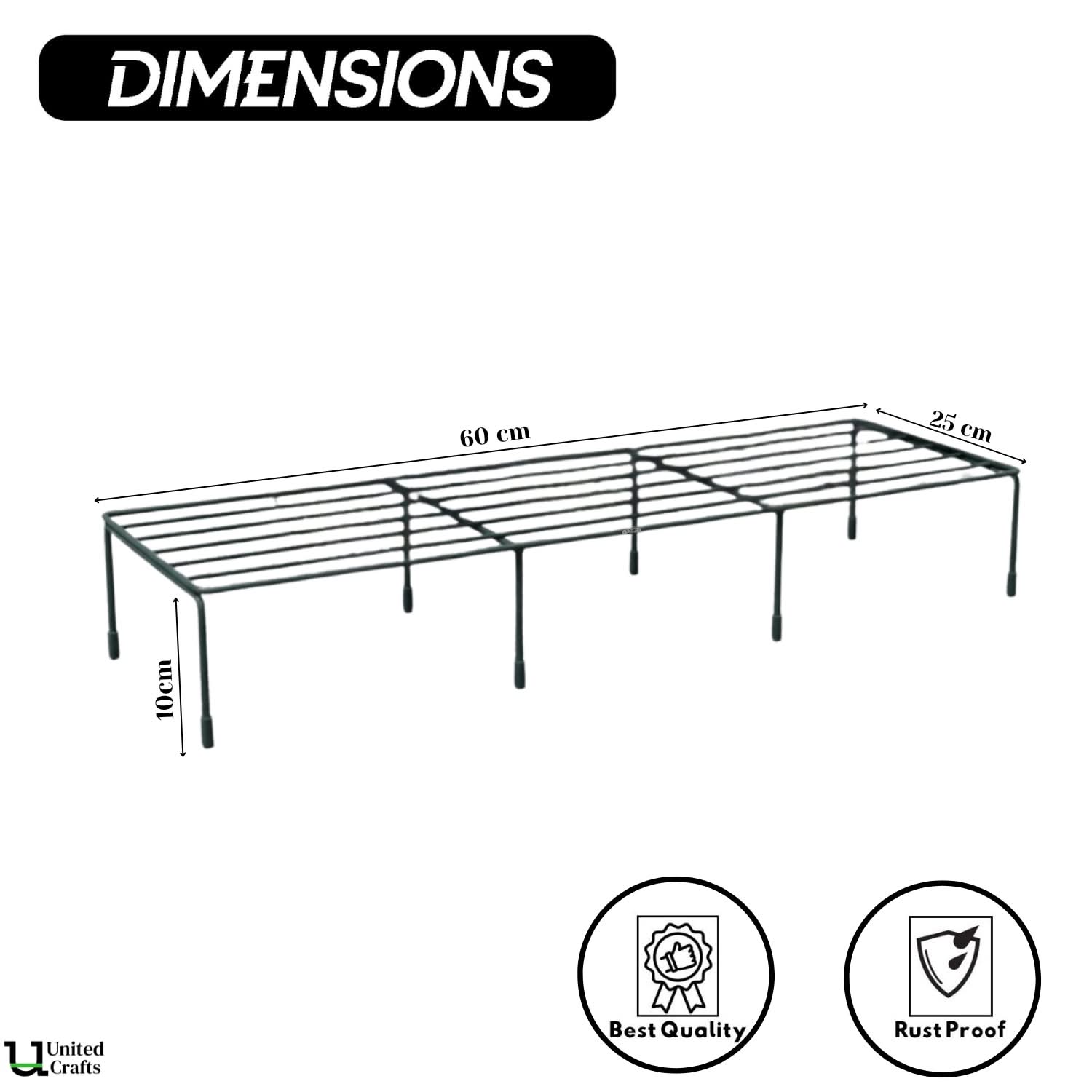 United Crafts Elite Metal Plant Stand Perfect for Indoor & Outdoor