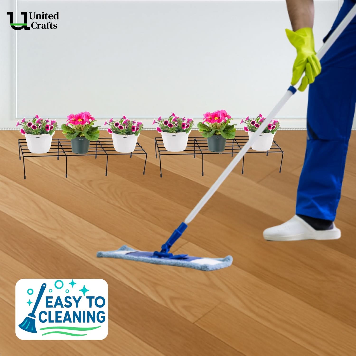 United Crafts Elite Metal Plant Stand Perfect for Indoor & Outdoor