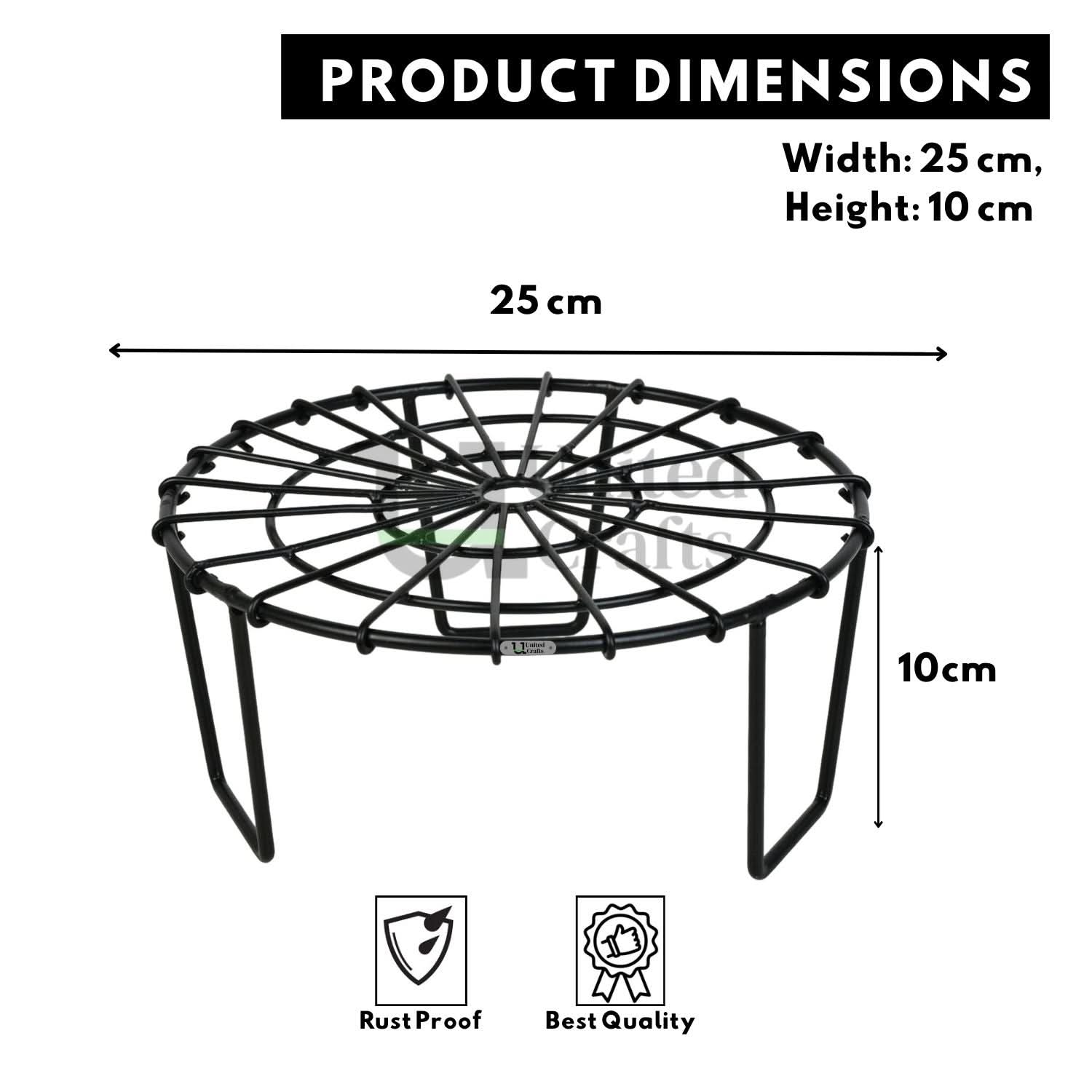 United Crafts Web Pots Stand- Unique Web Design
