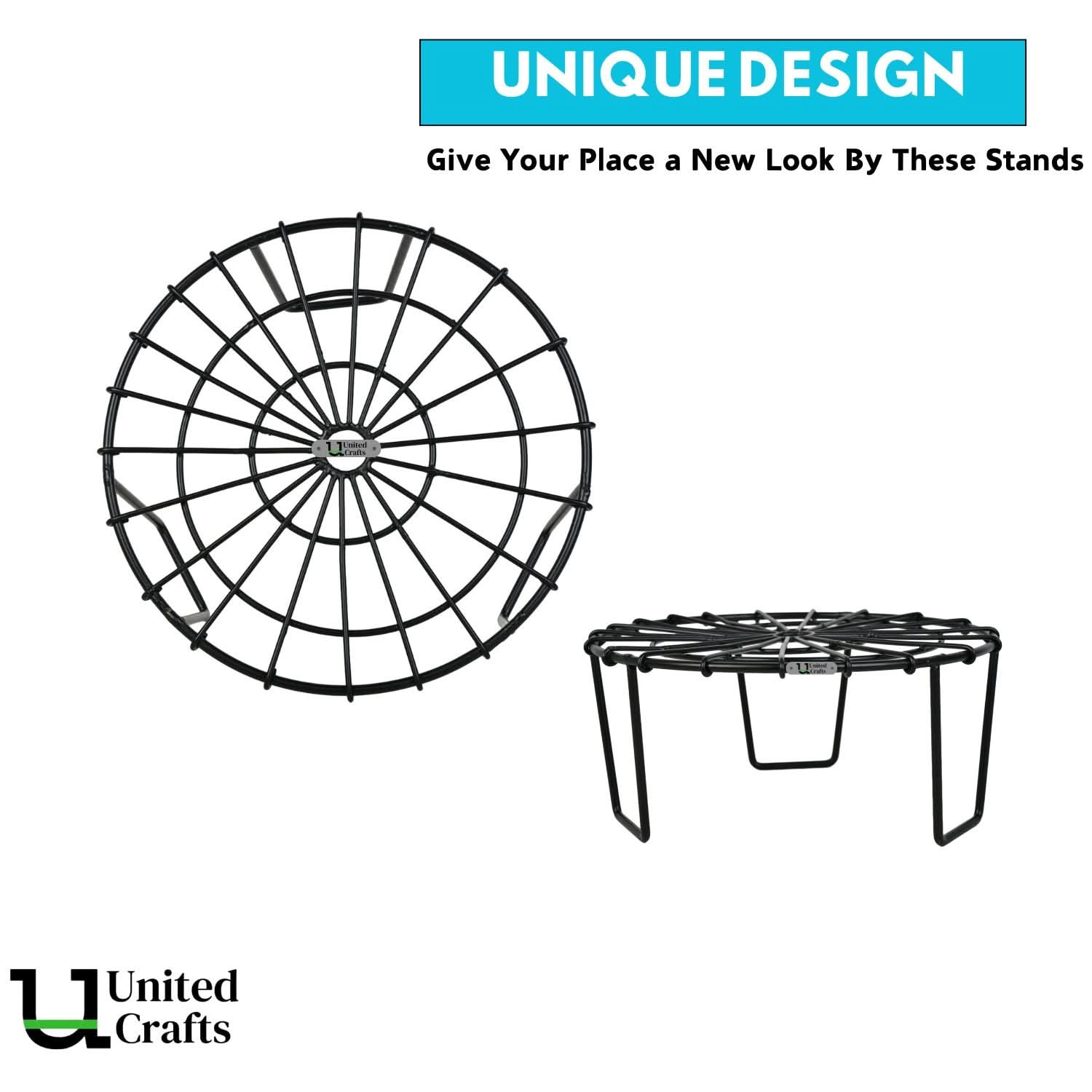 United Crafts Web Pots Stand- Unique Web Design