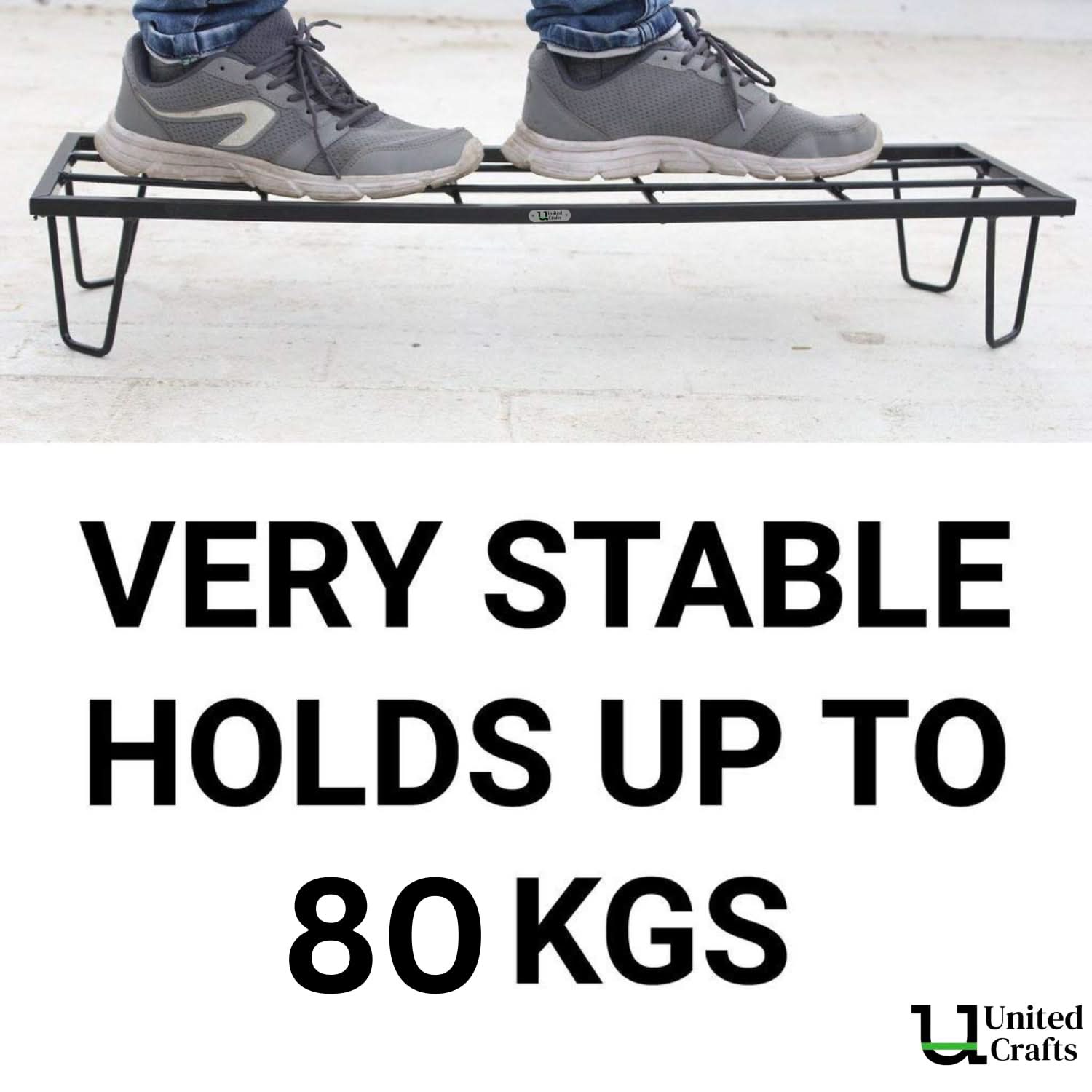 United Crafts BRAK Heavy Rectangle Plant Stand – Indoor & Outdoor