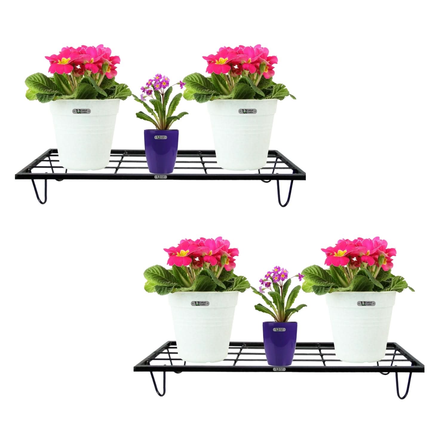 United Crafts BRAK Heavy Rectangle Plant Stand – Indoor & Outdoor