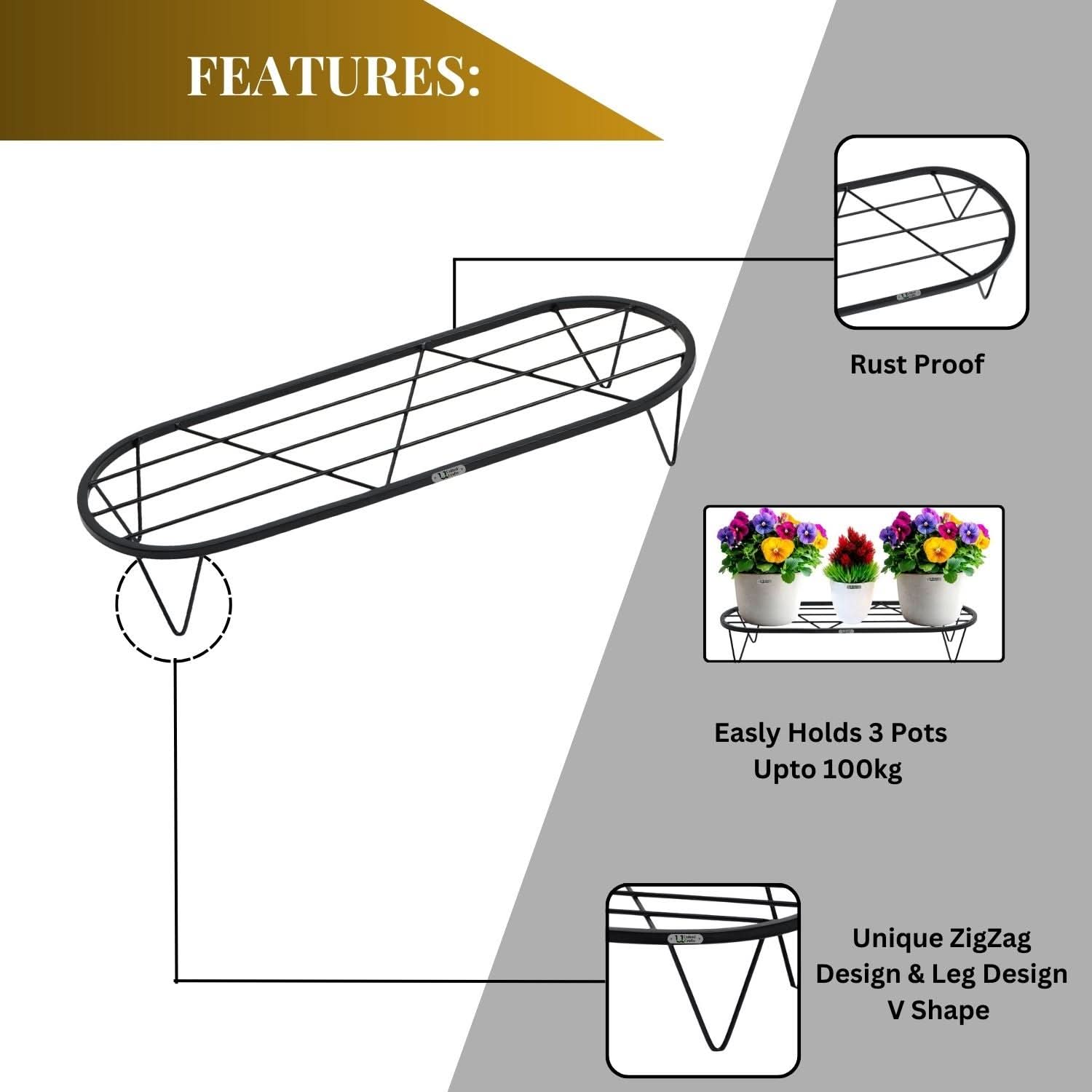 United Crafts Varo Pot Stands for Home and Garden