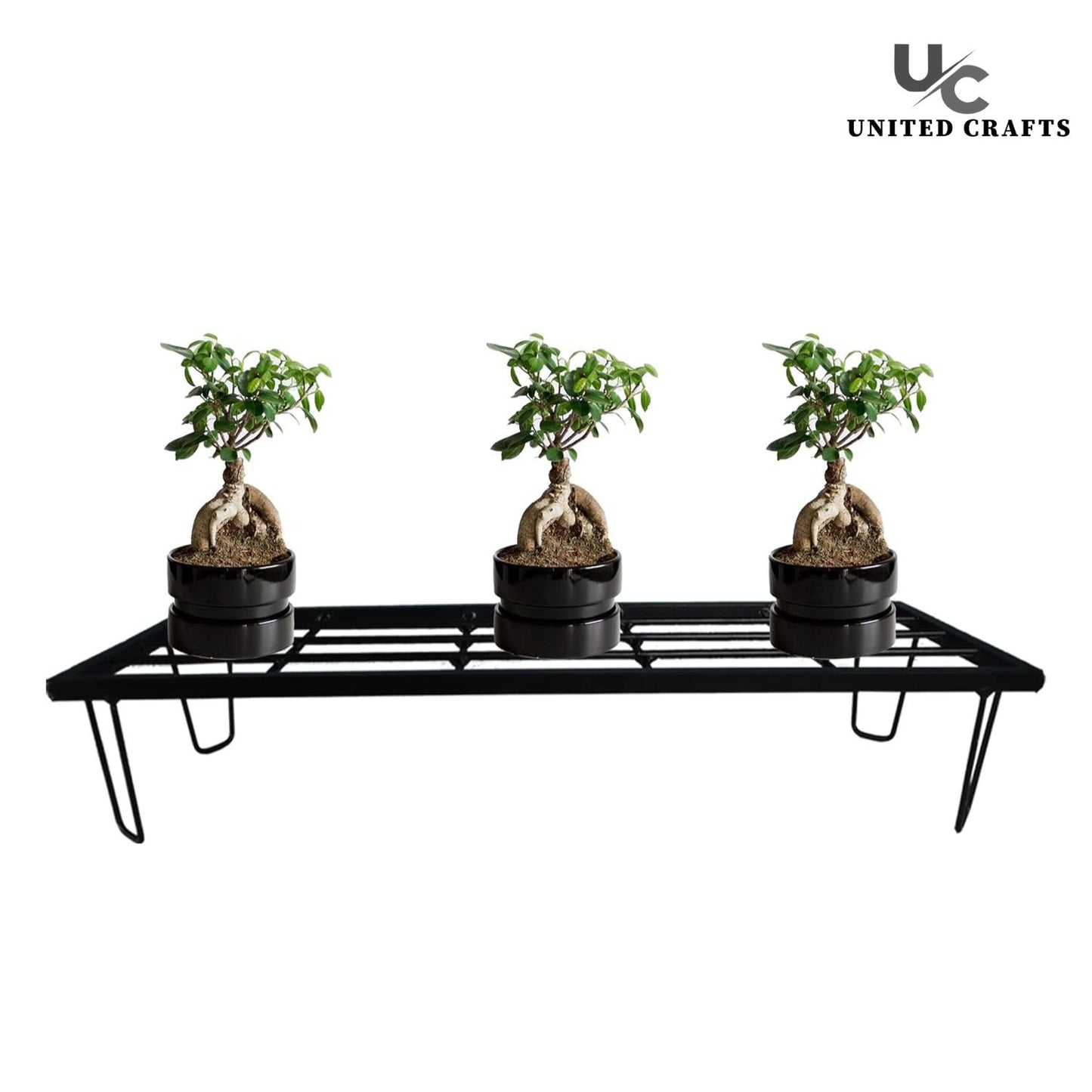 United Crafts Indoor & Outdoor Rectangle Heavy Flower Pot Stand