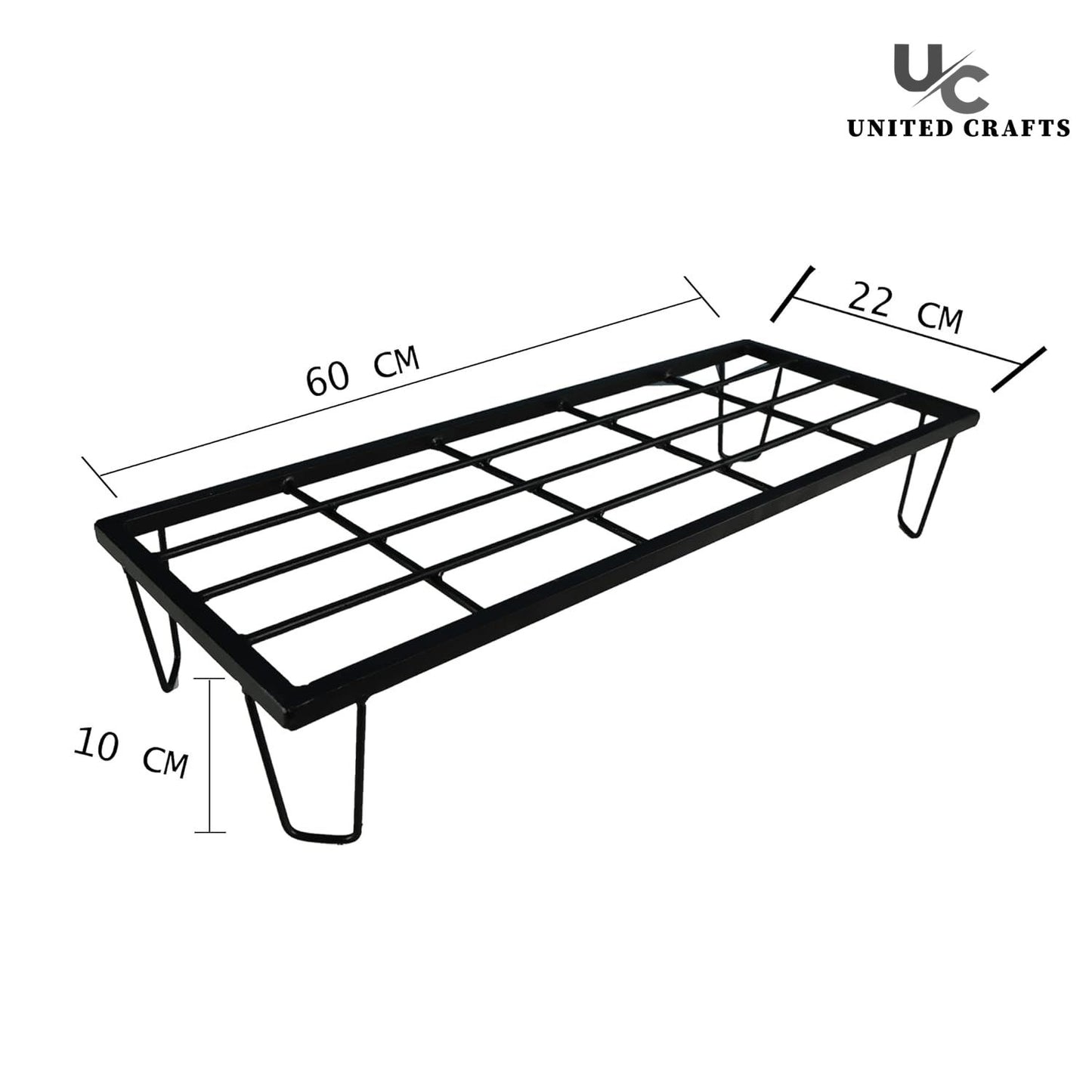 United Crafts Indoor & Outdoor Rectangle Heavy Flower Pot Stand