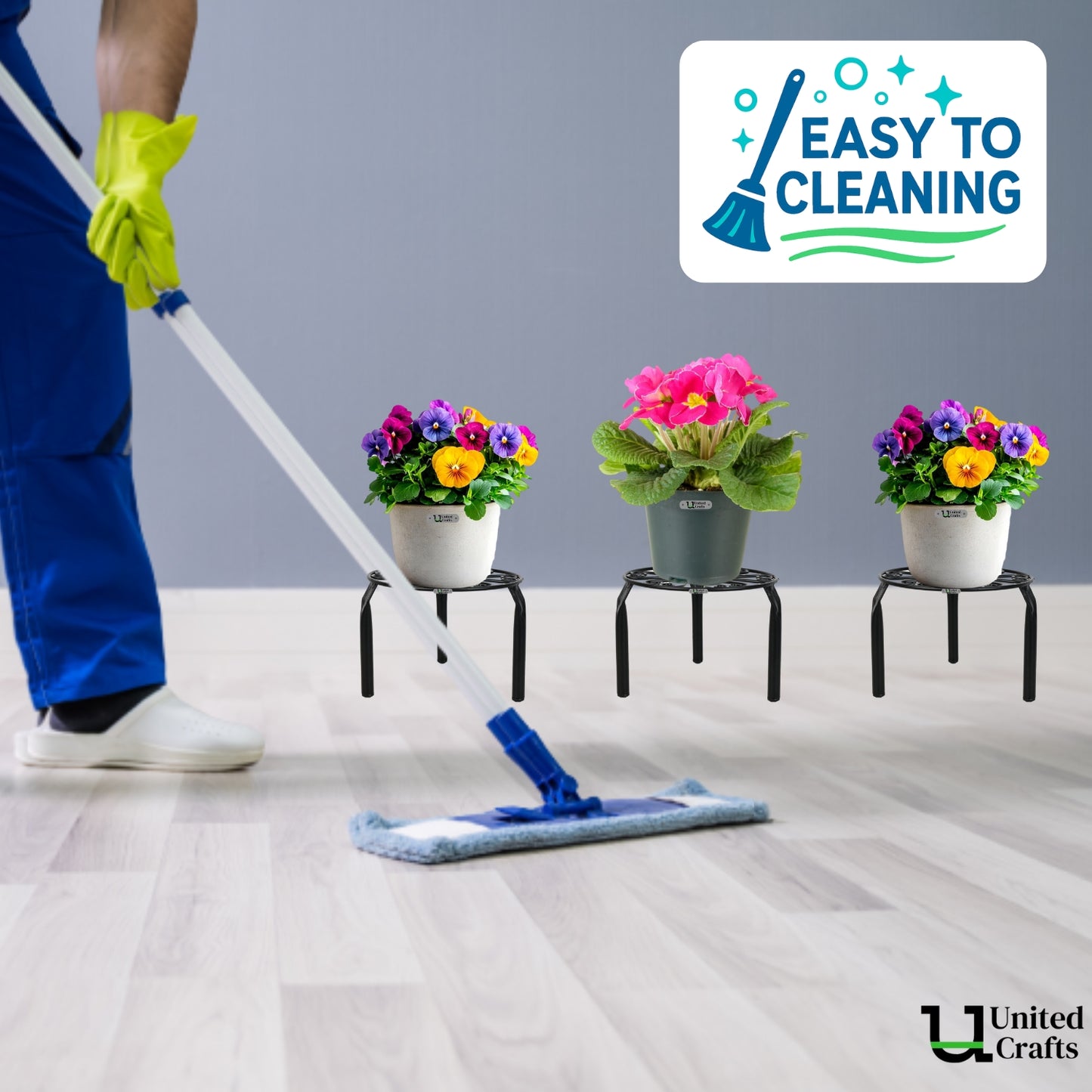 UnitedCrafts Trivia Metal Pot Stand High Quality & Unique Design